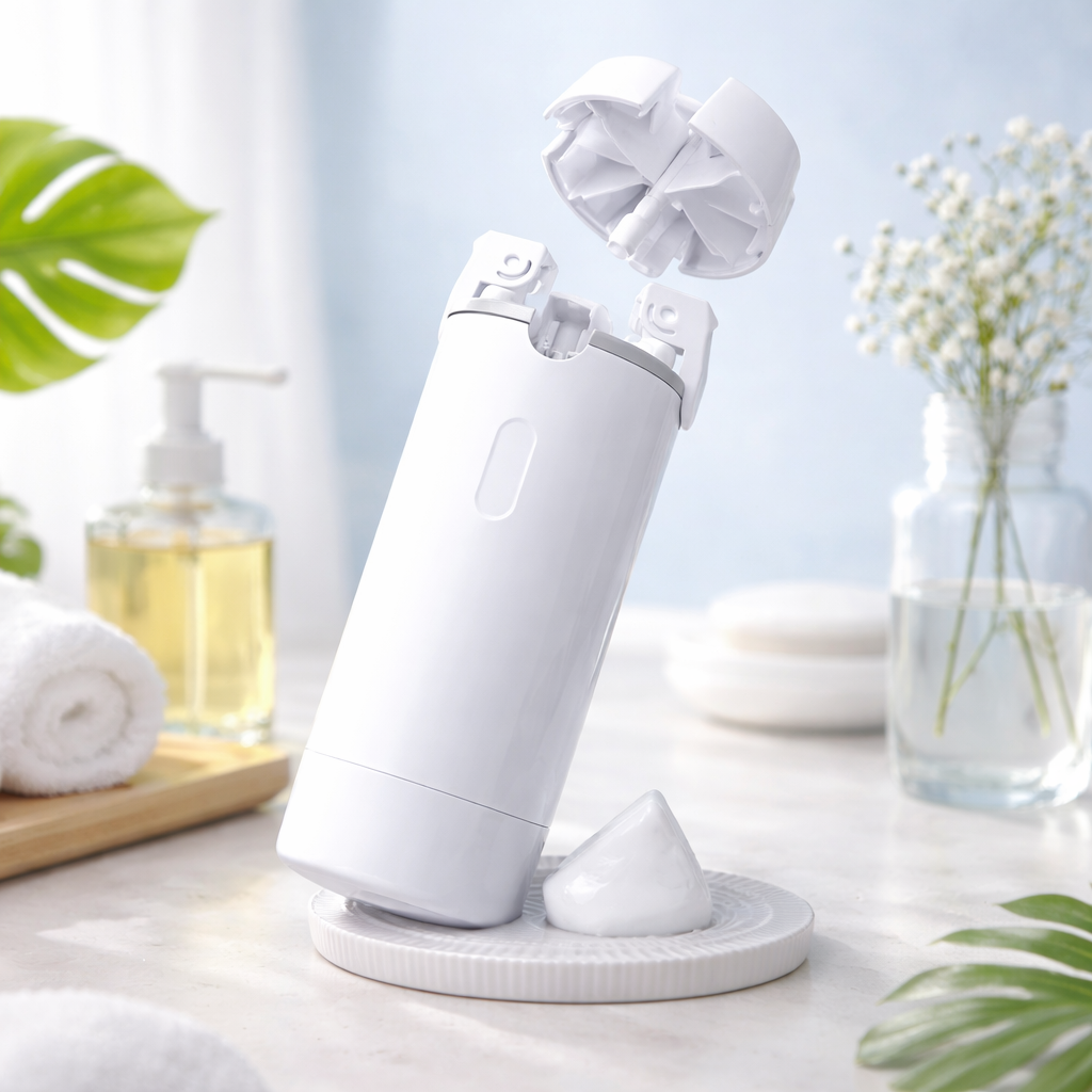 TravelDose™ – Dozownik Podróżny 4w1 | Szczelne Butelki 30 ml